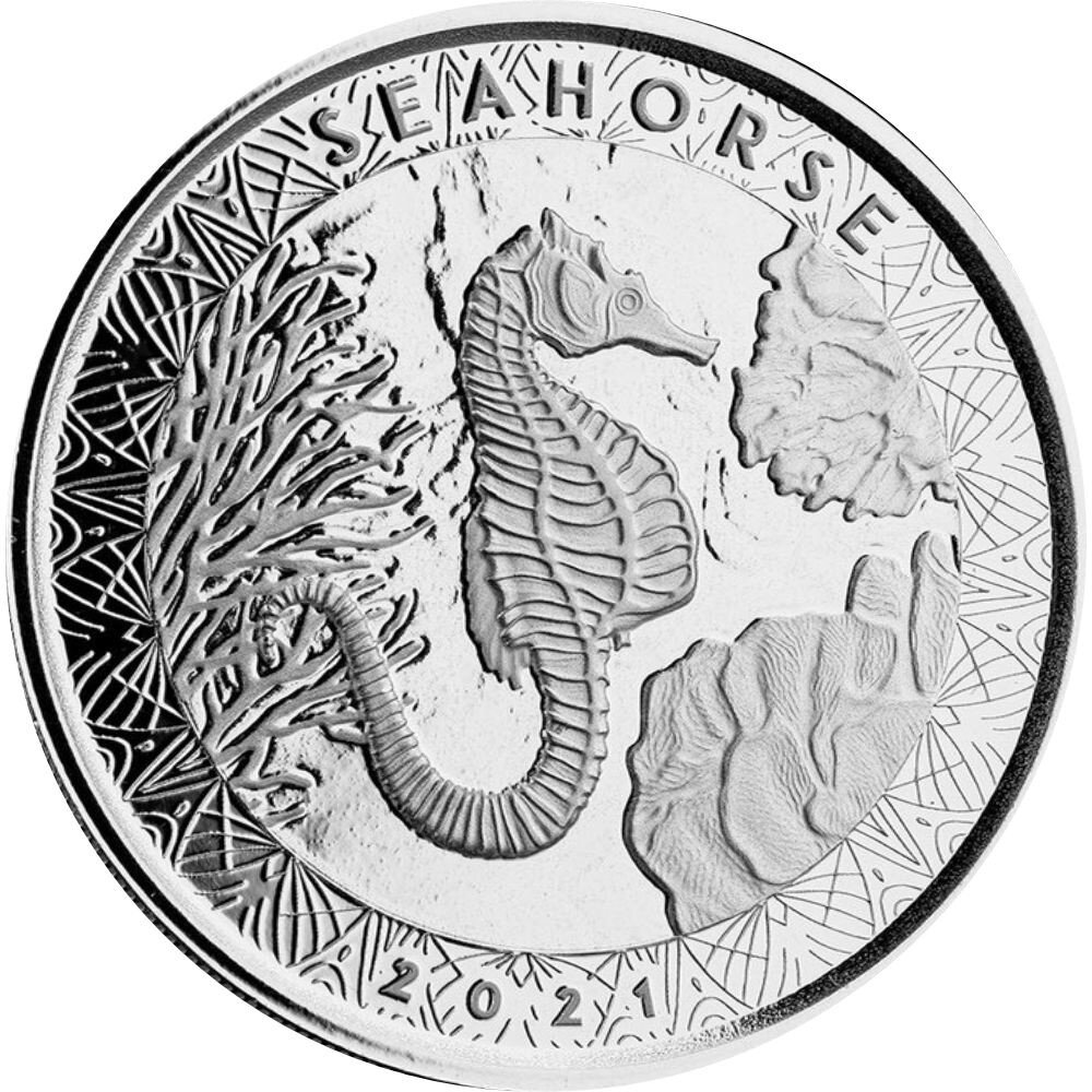 Samoa Seepferdchen 2021 1 oz Silber