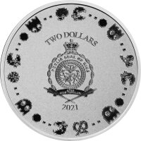 Niue Ms PAC-MAN - 40 Jahre Jubiläum 2021 - 1 oz Silber | Coloriert