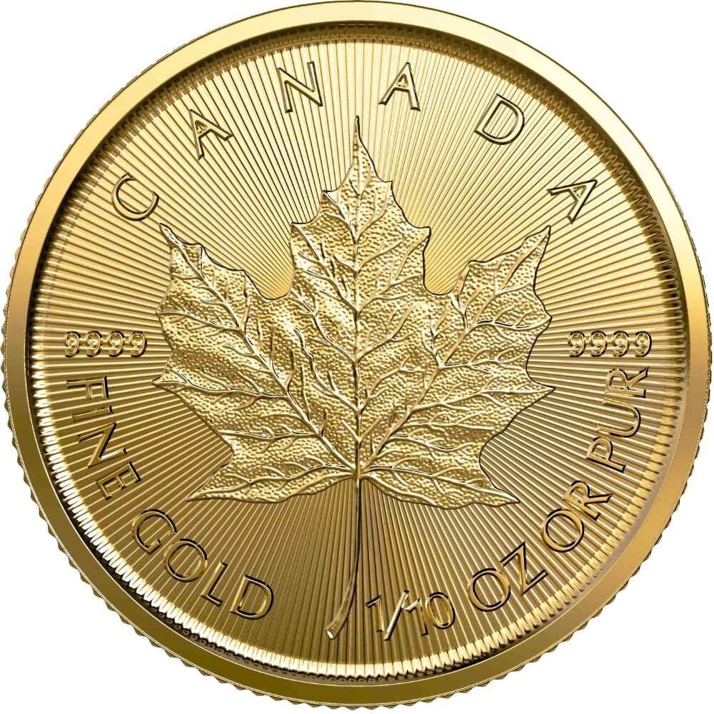 Kanada Maple Leaf 2022 1/10 oz Gold
