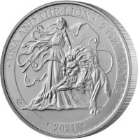 Saint Helena Una & The Lion 2021 2 oz Silber