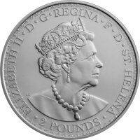 Saint Helena Una & The Lion 2021 2 oz Silber