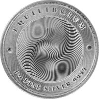 Tokelau Equilibrium 2021 1 oz Silber