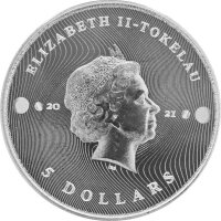 Tokelau Equilibrium 2021 1 oz Silber