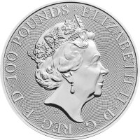 UK The Queen´s Beasts 11. Ausgabe 2022 Completer Coin 1 oz Platin