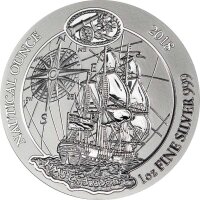 Ruanda Nautical 2018 Endeavour 1 oz Silber