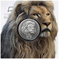 Südafrika Big Five II 2. Ausgabe Löwe 2022 1 oz Silber