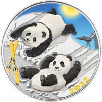 China Panda 2022 30 Gramm Silber - 40 Jahre Jubiläum...