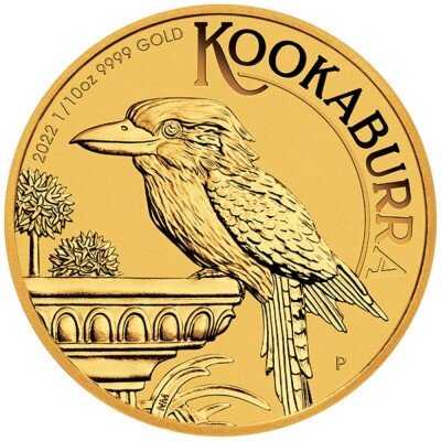 Australien Kookaburra 2022 1/10 oz Gold