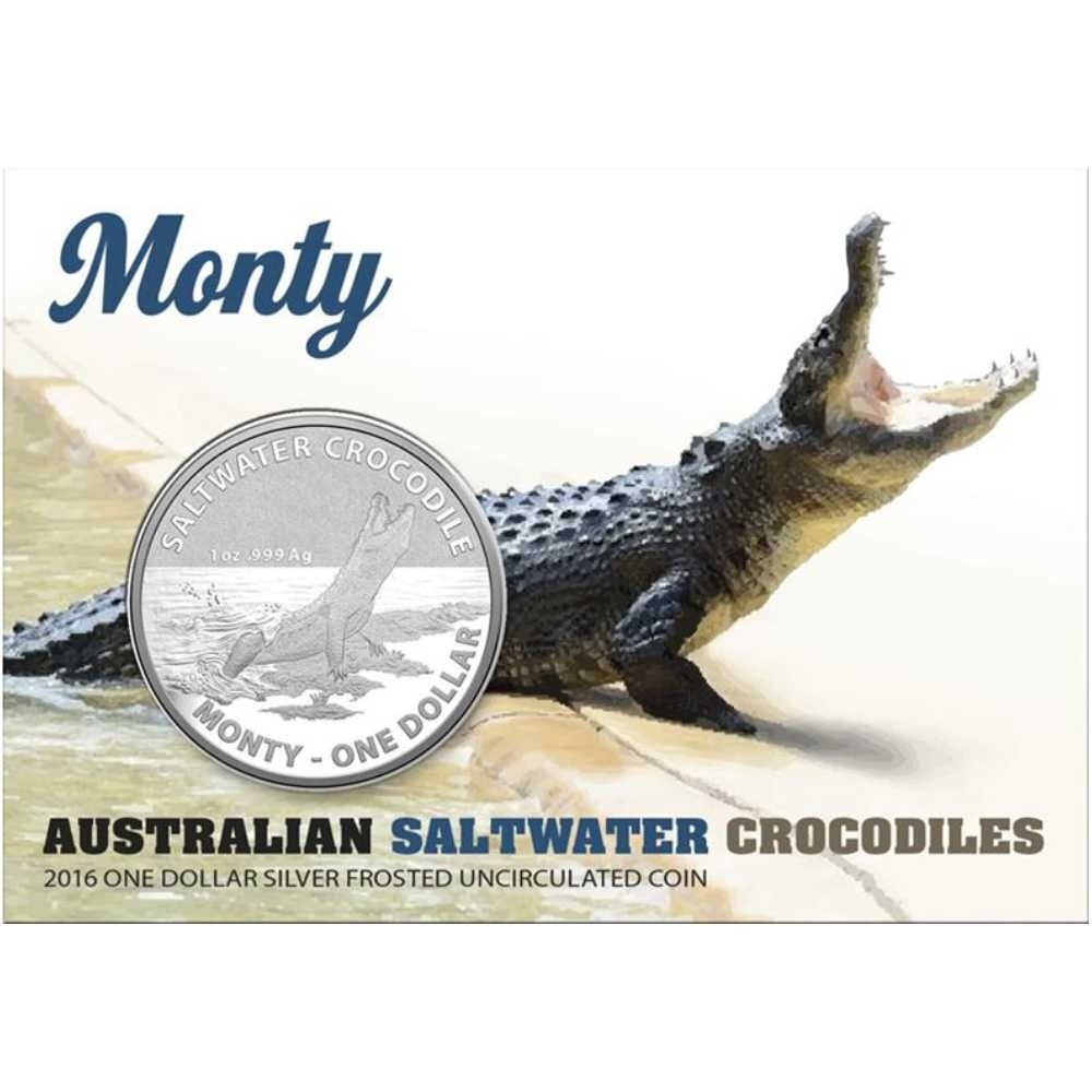 Australien Krokodil 2016 “Monty” 1 oz Silber...