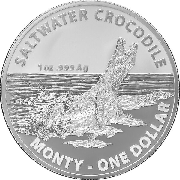 Australien Krokodil 2016 “Monty” 1 oz Silber