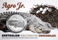 Australien Krokodil 2015 “Agro Junior” 1 oz...