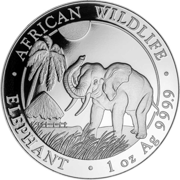 Somalia Elefant 2017 1 oz Silber