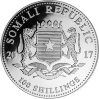 Somalia Elefant 2017 1 oz Silber