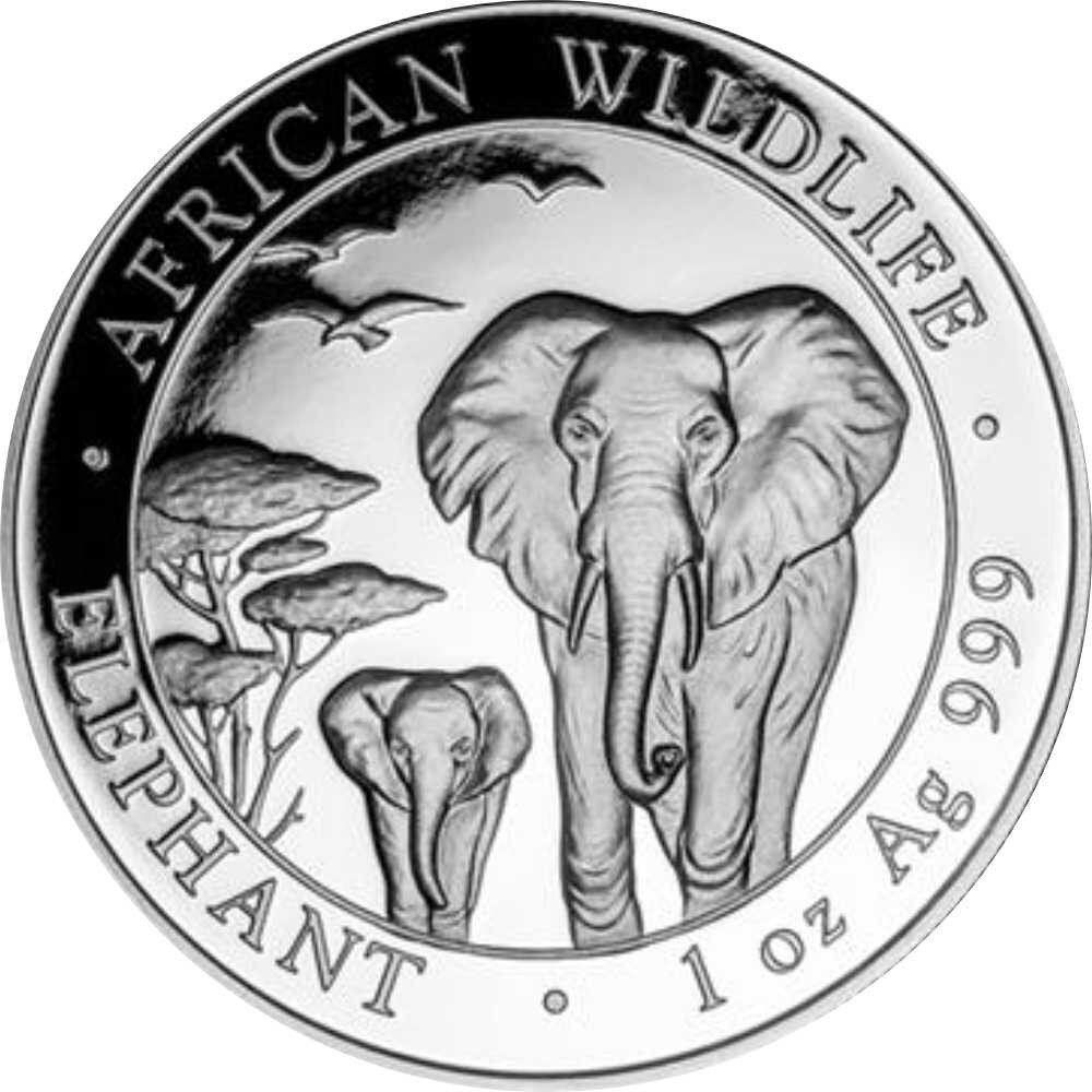 Somalia Elefant 2015 1 oz Silber