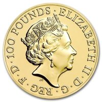 UK Lunar 2016 Jahr des Affen 1 oz Gold
