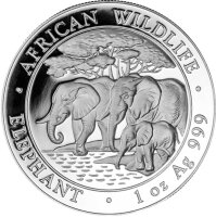 Somalia Elefant 2013 1 oz Silber