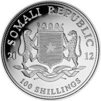 Somalia Elefant 2012 1 oz Silber