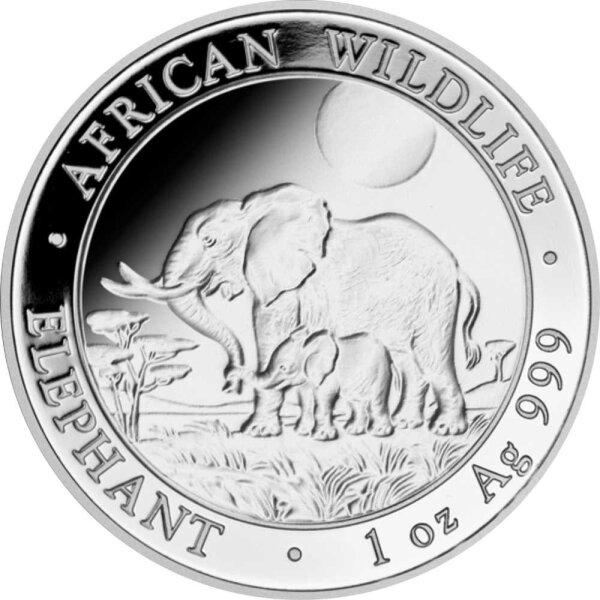 Somalia Elefant 2011 1 oz Silber