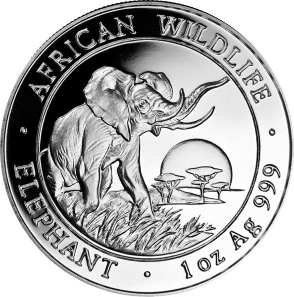 Somalia Elefant 2009 1 oz Silber