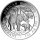 Somalia Elefant 2007 1 oz Silber