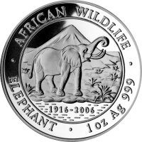 Somalia Elefant 2006 1 oz Silber