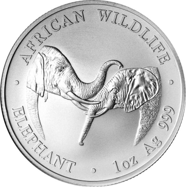 Sambia Elefant 2002 1 oz Silber