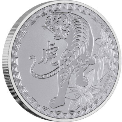 Niue Lunar 2022 Jahr des Tigers - 1 oz Silber