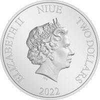 Niue Lunar 2022 Jahr des Tigers - 1 oz Silber