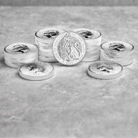 UK Tudor Beasts 1. Ausgabe 2022 Lion of England 2 oz Silber