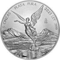 Mexiko Libertad div. 5 oz Silber