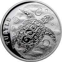 Niue Schildkröte 2022 1 oz Silber - Hawksbill Turtle