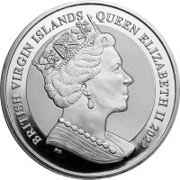 British Virgin Islands Pegasus 2022 1 oz Silber