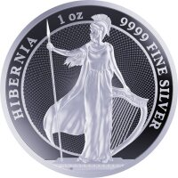 Tokelau Hibernia 2022 1 oz Silber