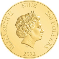 Niue Fluch der Karibik 4. Ausgabe Queen Annes Revenge 2022 - 1 oz Gold