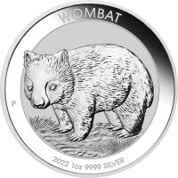 Australien Wombat 2. Ausgabe 2022 1 oz Silber