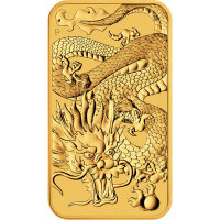 Australien Rectangular Dragon 2022 1 oz Gold