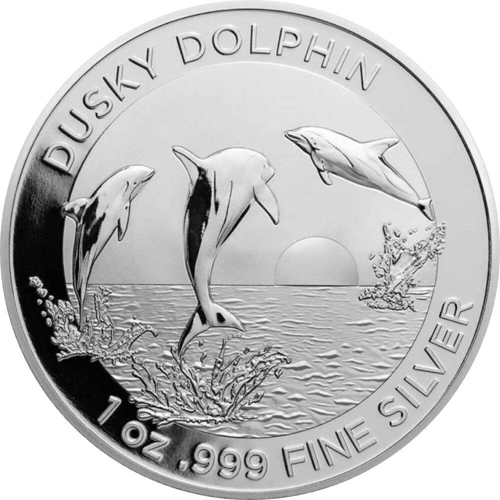 Australien Dolphin 4. Ausgabe Dusky Dolphin 2022 1 oz Silber