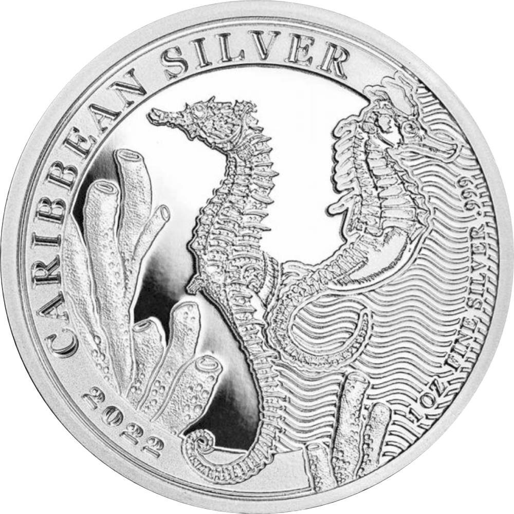 Barbados Seepferdchen 2022 1 oz Silber
