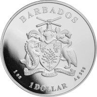 Barbados Seepferdchen 2022 1 oz Silber