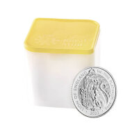 UK Tudor Beasts 1. Ausgabe 2022 Lion of England 1 oz Platin