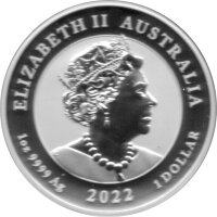 Australien Drachenserie 2022 Phönix 1 oz Silber - Coloriert Mehrfarbig | Chinesische Mythen und Legenden