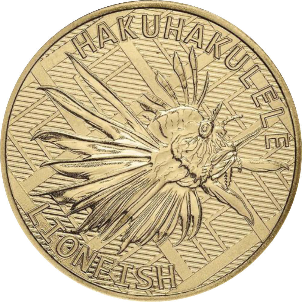 Tokelau 2022 Feuerfisch / Lion fish 1 oz Gold