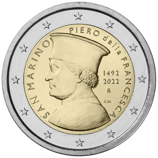 San Marino 2 Euro 2022 "Piero Della Francesca"