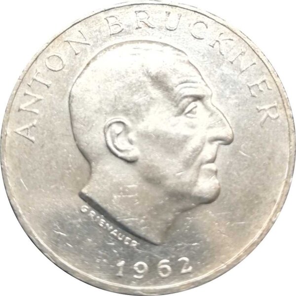 Österreich 25 Schilling 1962 Anton Bruckner - Silber PP