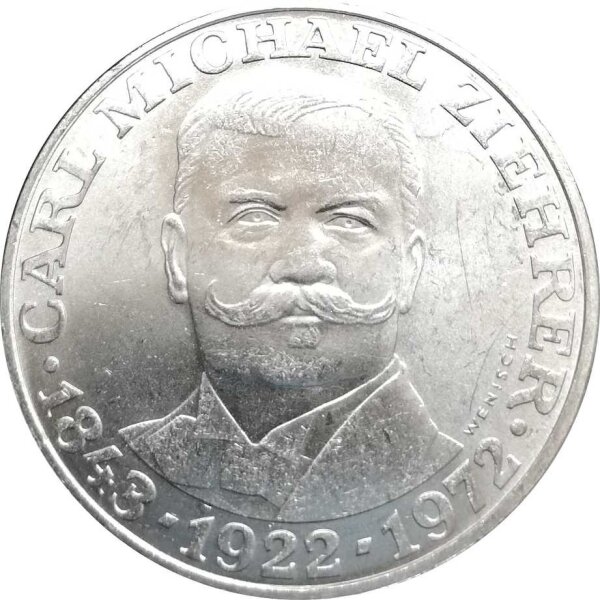Österreich 25 Schilling 1972 Carl Michael Ziehrer - Silber PP