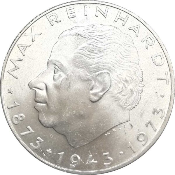 Österreich 25 Schilling 1973 Max Reinhardt - Silber PP
