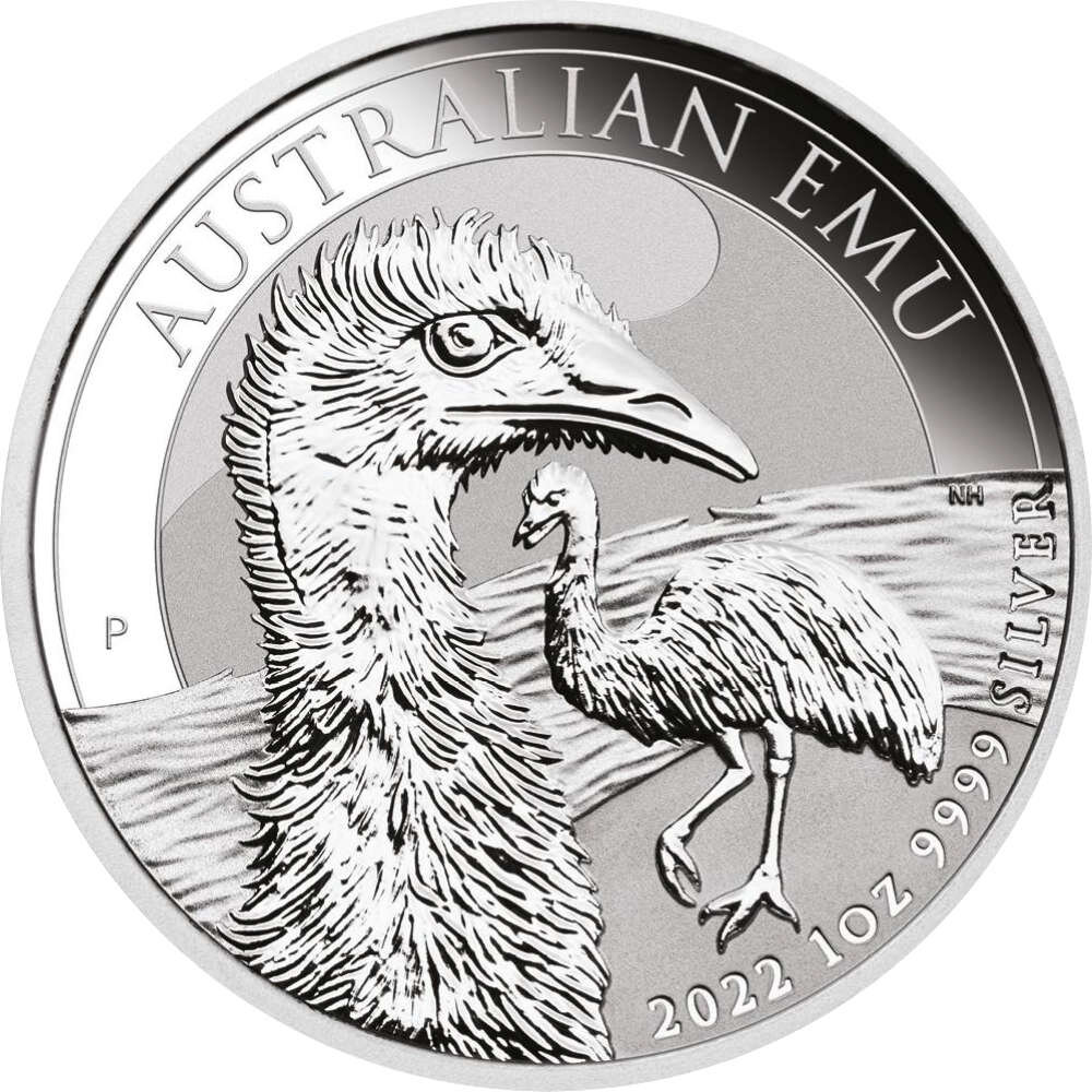 Australien Emu 2022 1 oz Silber