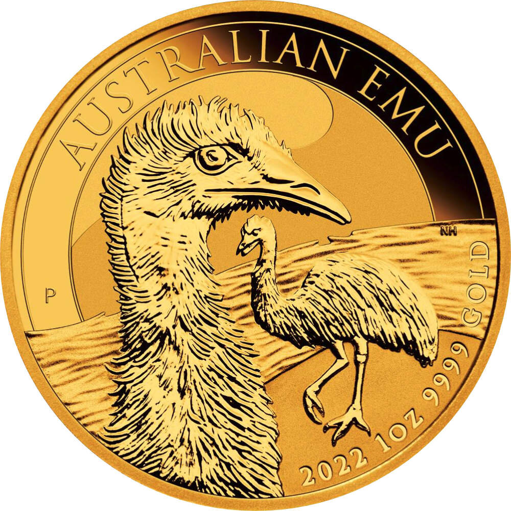 Australien Emu 2022 1 oz Gold