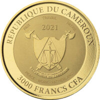 Kamerun Mandrill 2021 1 oz Gold