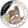 Somalia African Wildlife Leopard 2022 - coloriert 1 oz Silber